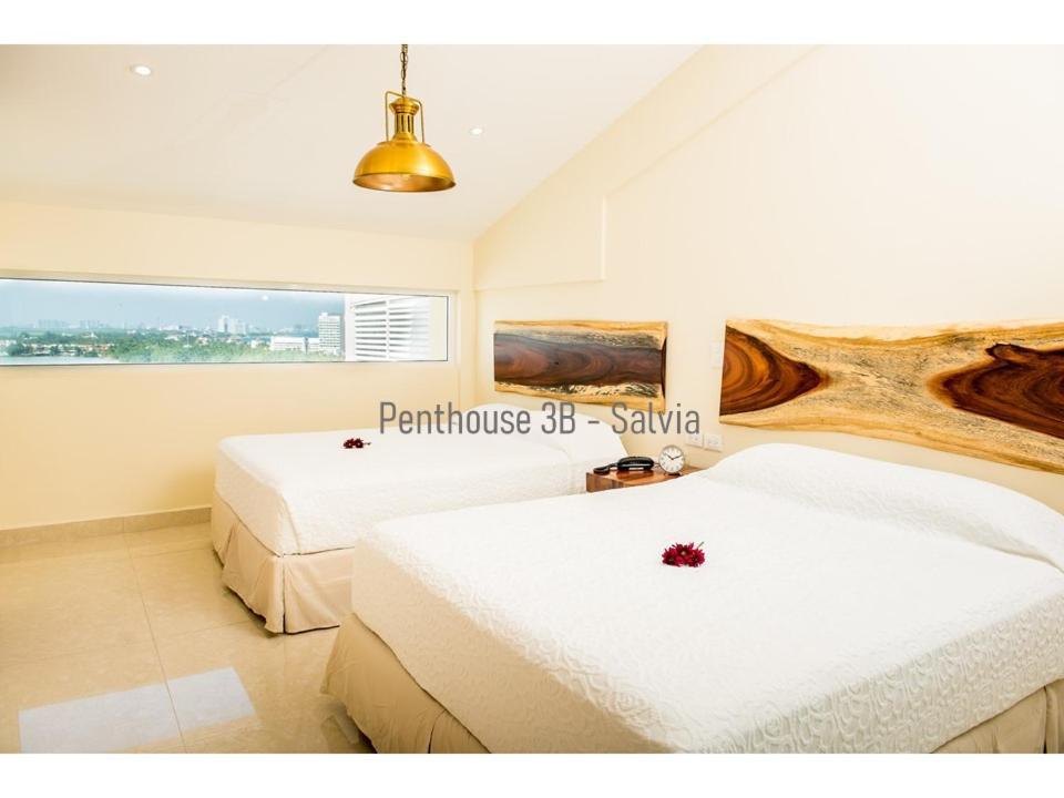 2 Story Oceanfront Penthouses On Cancun Beach! Eksteriør bilde