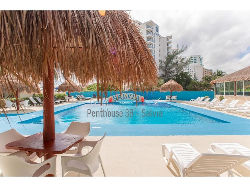 2 Story Oceanfront Penthouses On Cancun Beach! Eksteriør bilde
