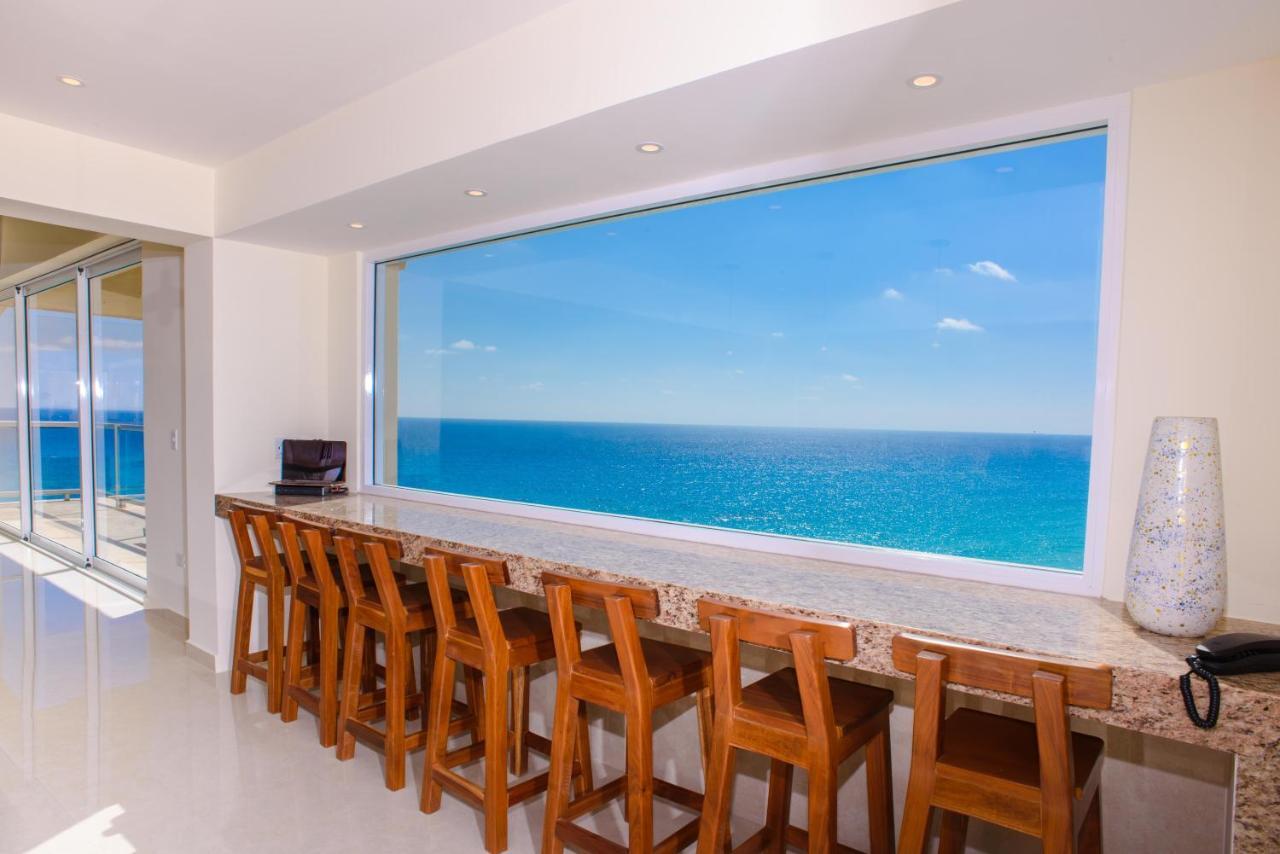 2 Story Oceanfront Penthouses On Cancun Beach! Eksteriør bilde