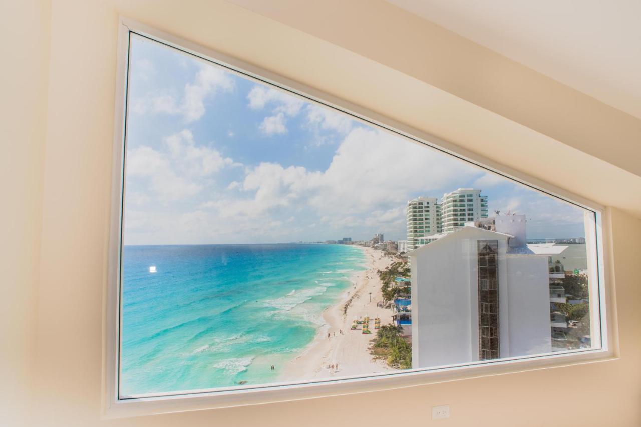2 Story Oceanfront Penthouses On Cancun Beach! Eksteriør bilde