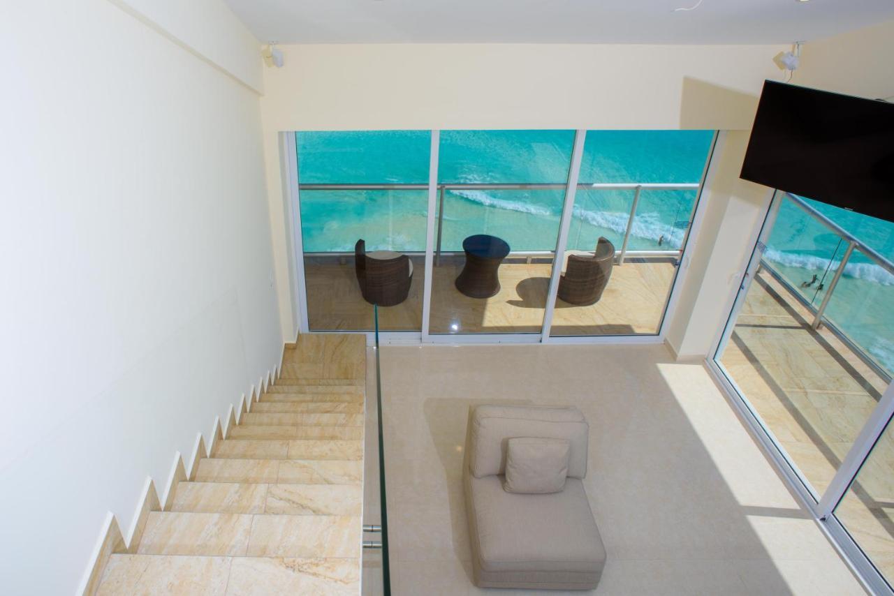 2 Story Oceanfront Penthouses On Cancun Beach! Eksteriør bilde