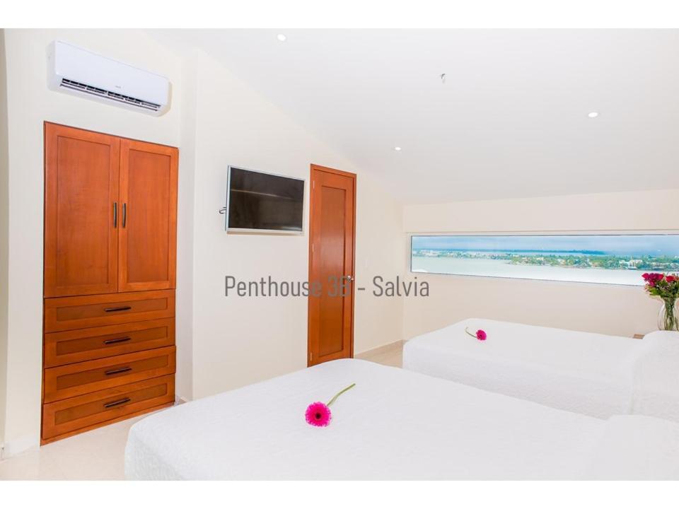 2 Story Oceanfront Penthouses On Cancun Beach! Eksteriør bilde